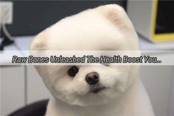 Raw Bones Unleashed The Health Boost Your Dog Deserves